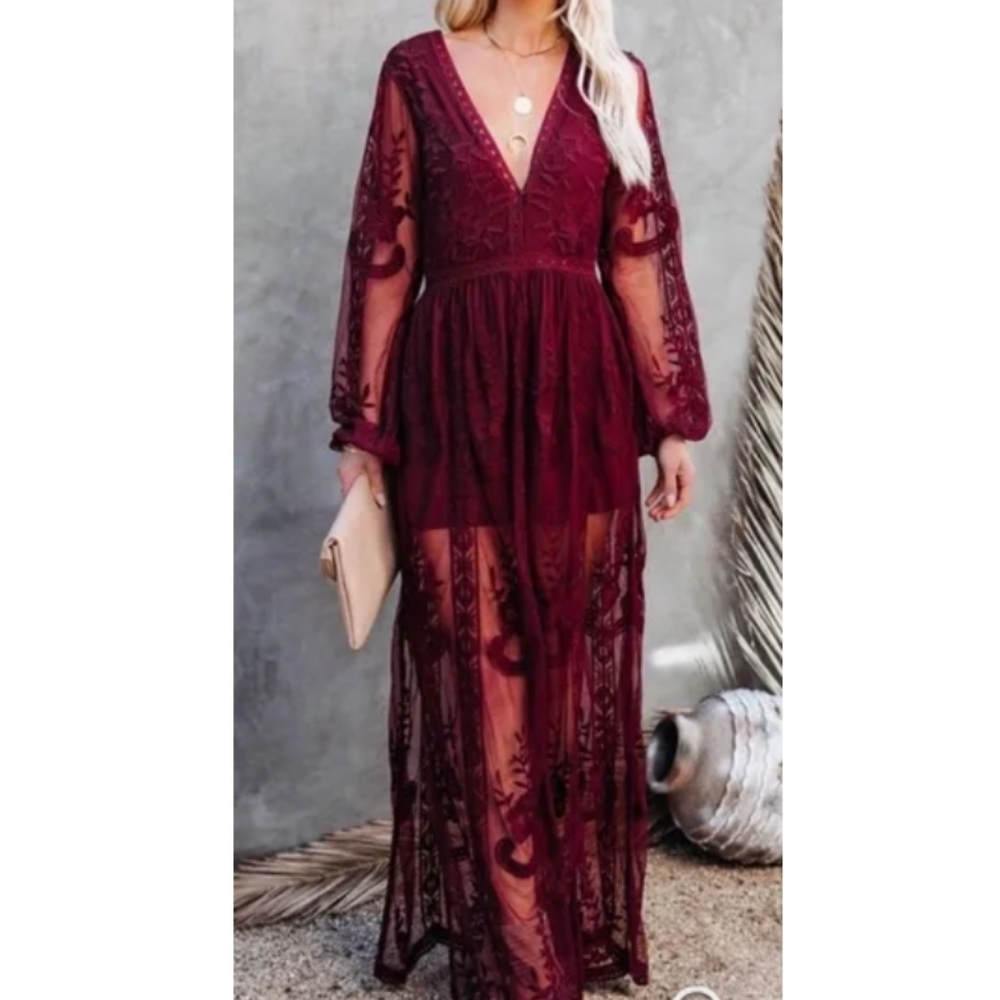 Boutique Lace Dress Size Small